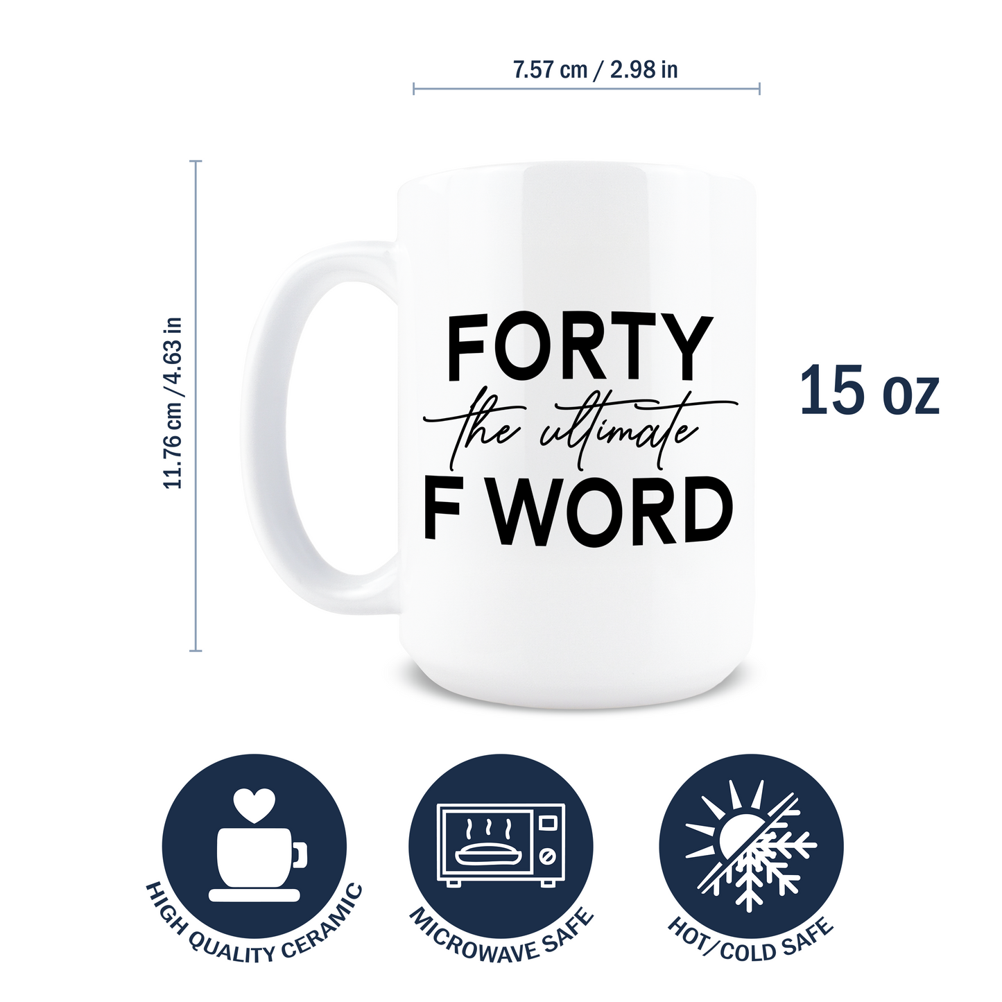 15oz Coffee Mug for Birthdays - F Word