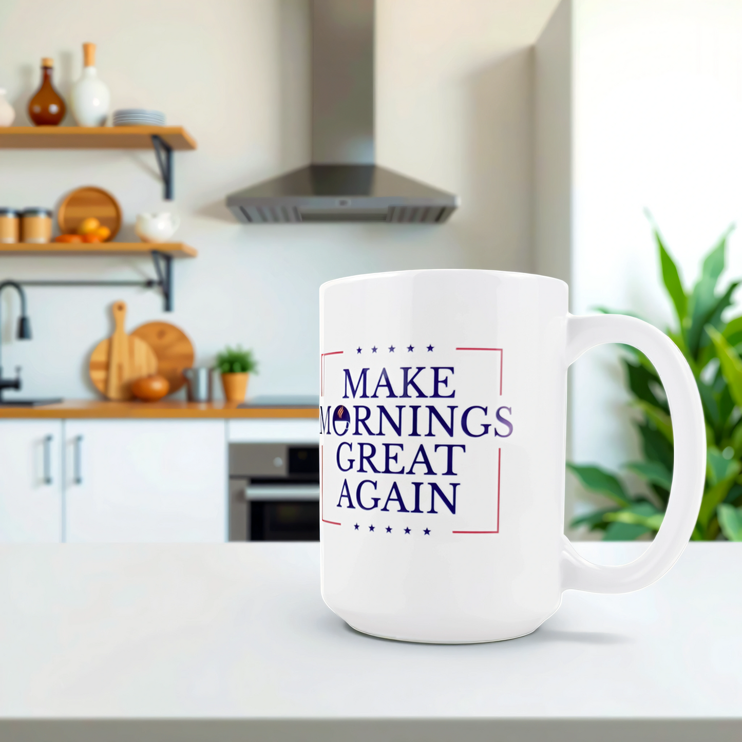 Make Mornings Great Again Trump Mug