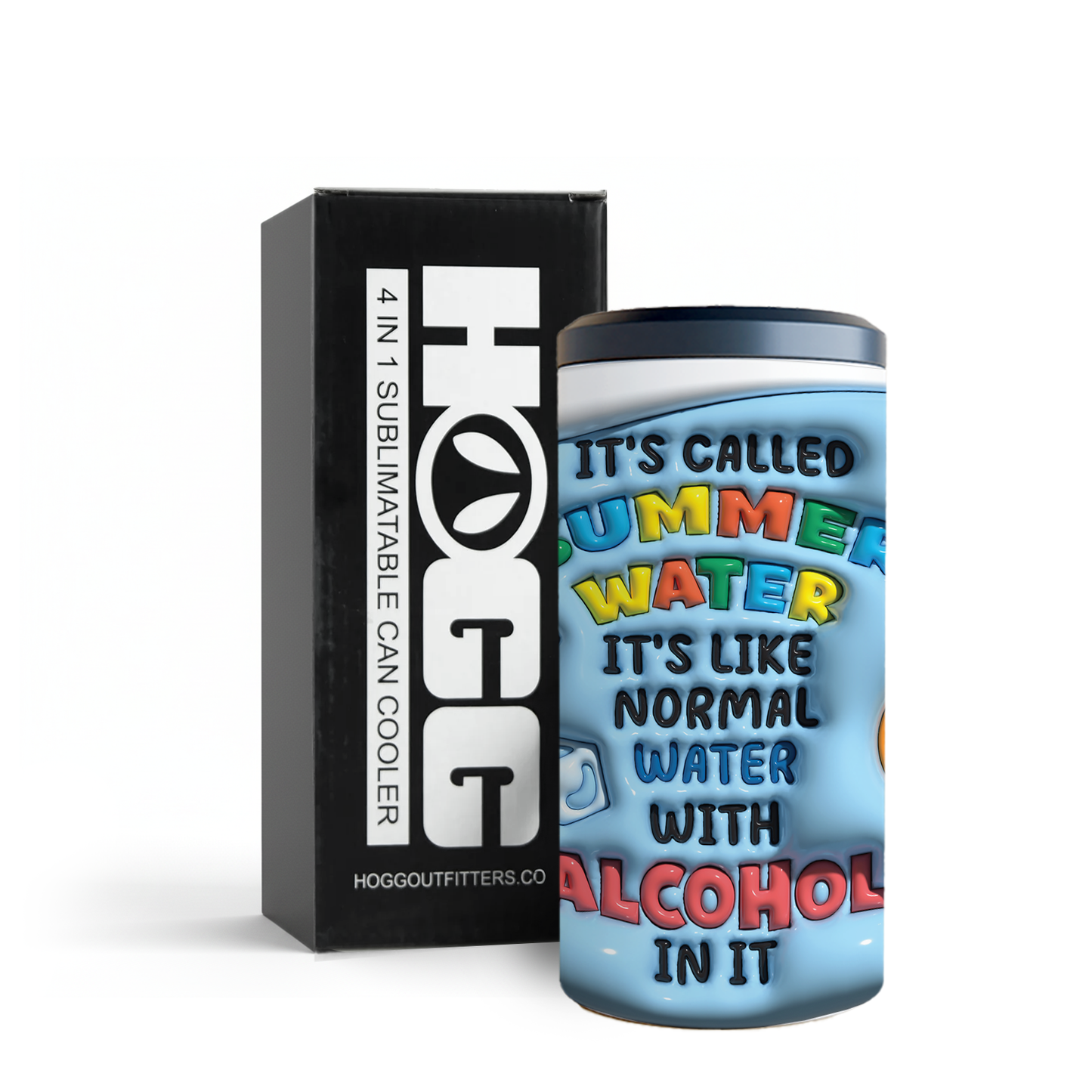 4 in 1 Can Cooler - Summer Water