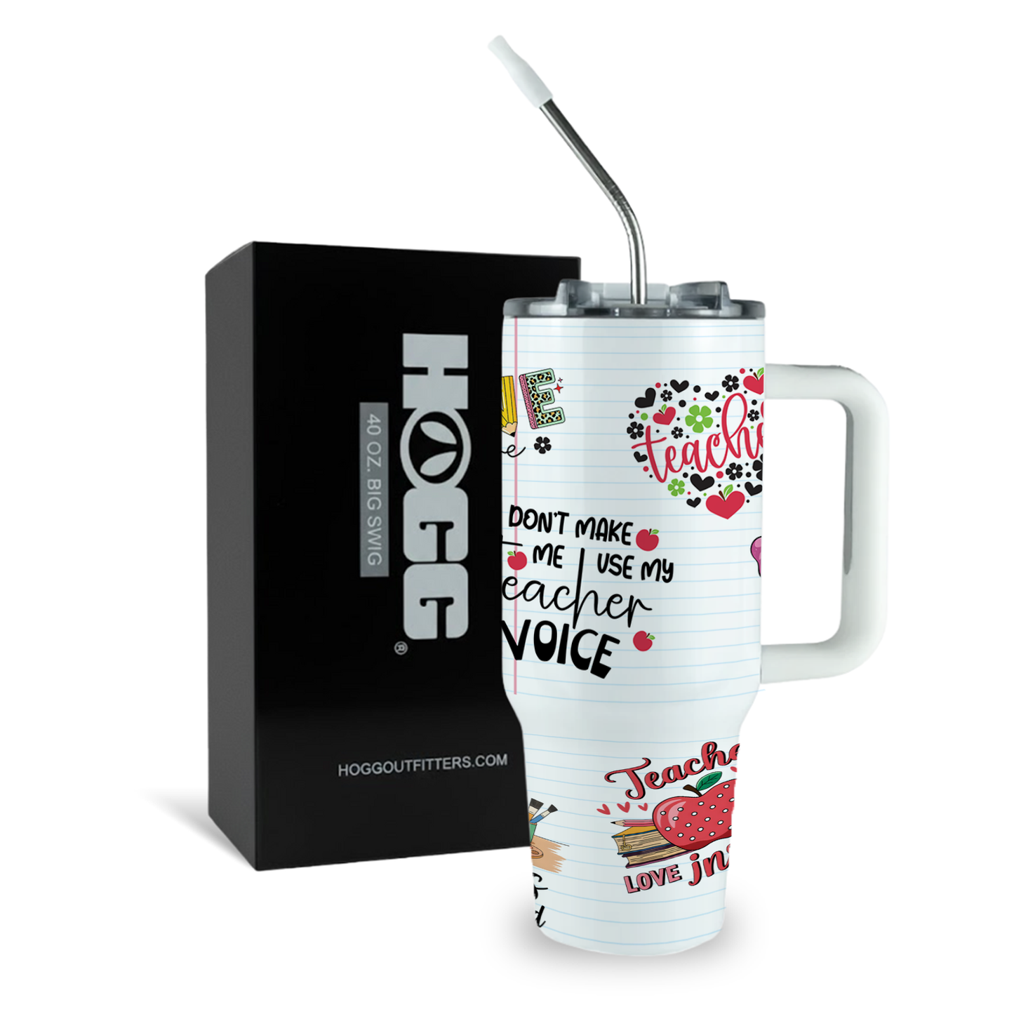 40oz Big Swig - Teacher Sayings